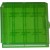 Estuche organizador de plástico VERDE para 4 Pilas AA / AAA