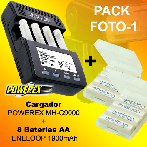 &iquest;Quieres lo mejor de las Pilas Eneloop junto con el mejor cargador de Powerex?