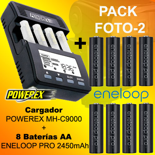&iquest;Quieres lo mejor de las Pilas Eneloop junto con el mejor cargador de Powerex?
